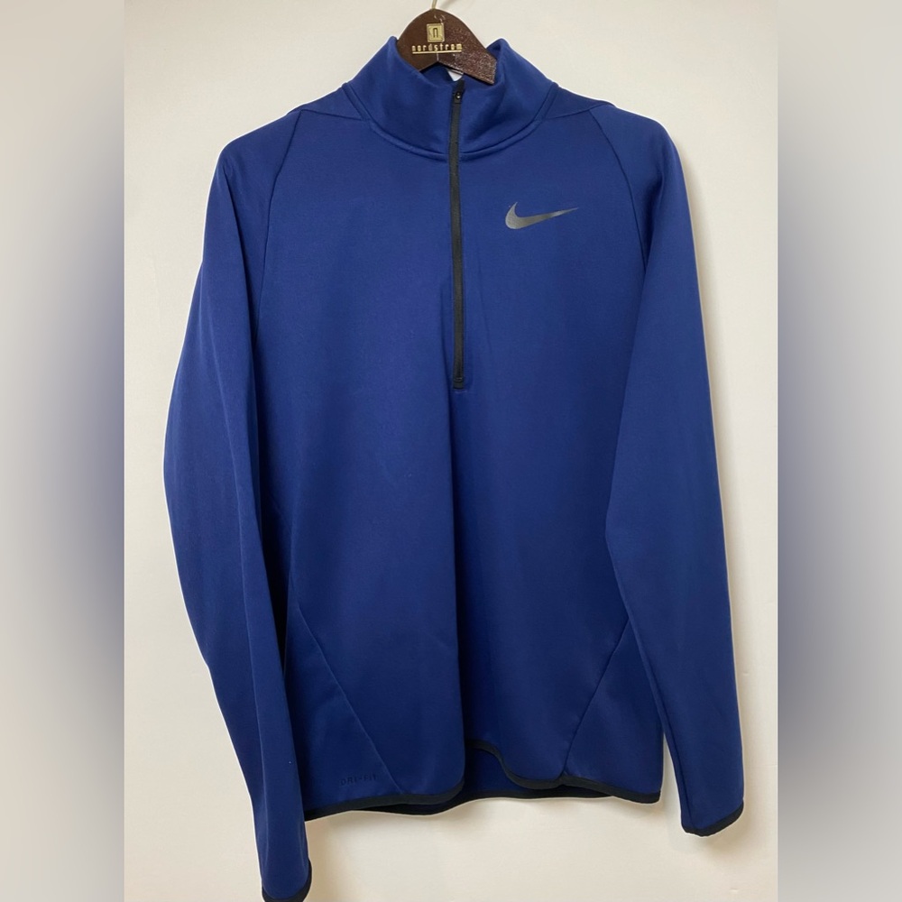 Nike Men's Blue Quarterzip Jacket